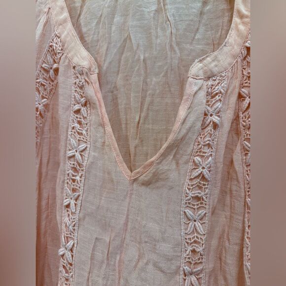 Living Doll orange Relaxed 3/4 sleeve size 3x Tunic - Picture 4 of 6